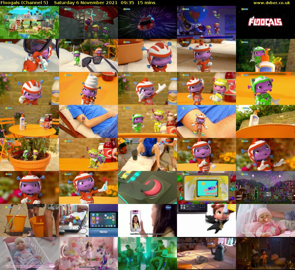 Floogals (Channel 5) Saturday 6 November 2021 09:35 - 09:50