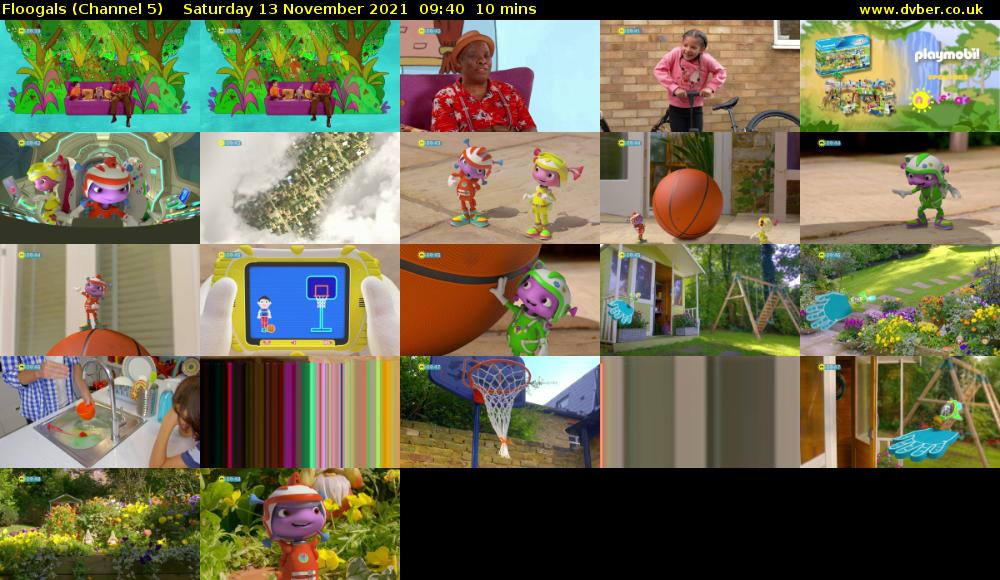 Floogals (Channel 5) Saturday 13 November 2021 09:40 - 09:50