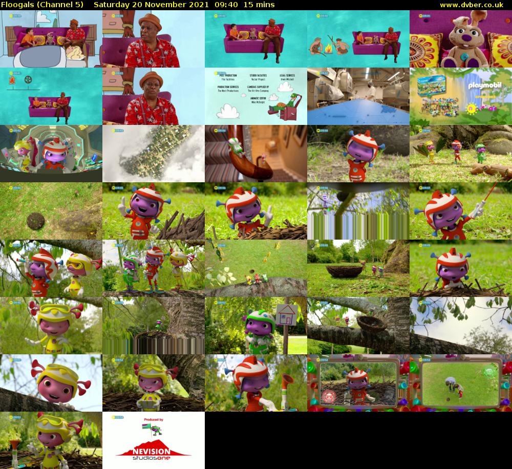 Floogals (Channel 5) Saturday 20 November 2021 09:40 - 09:55