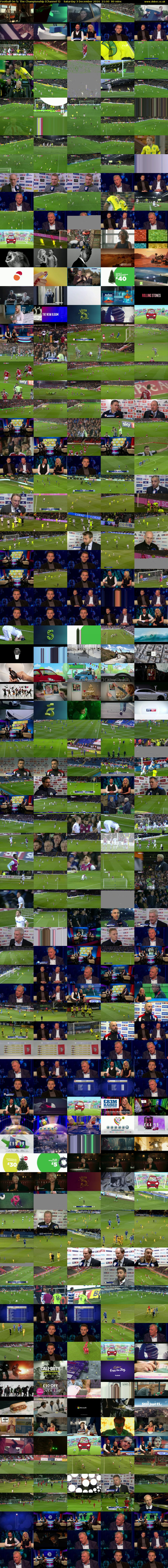 Football On 5: The Championship (Channel 5) Saturday 3 December 2016 21:00 - 22:20
