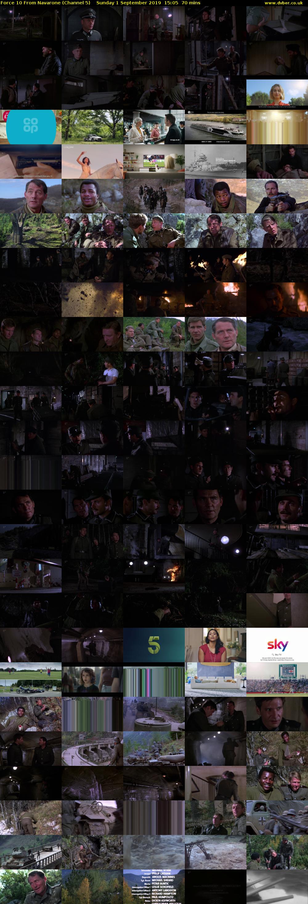Force 10 From Navarone (Channel 5) Sunday 1 September 2019 15:05 - 16:15