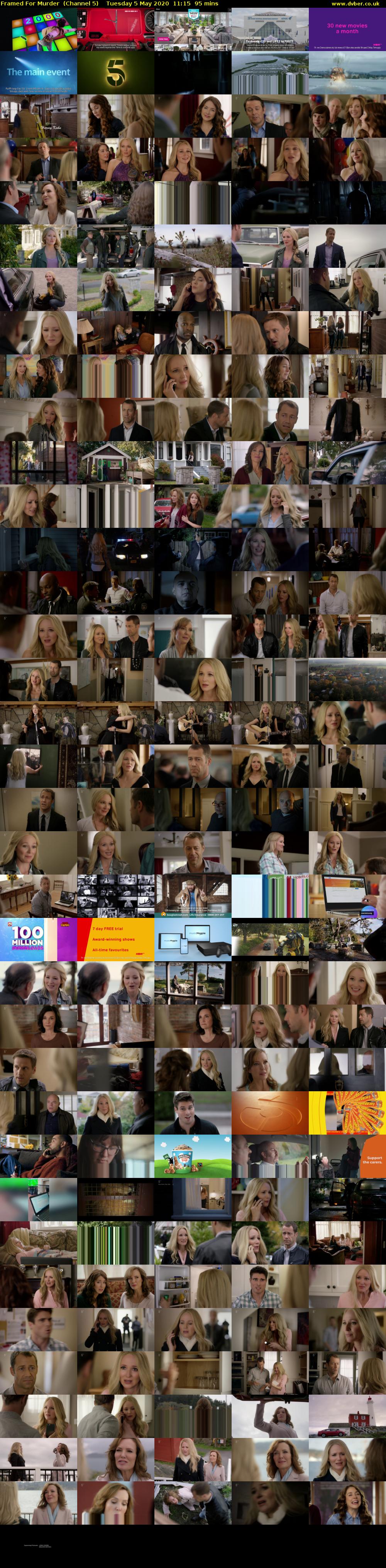 Framed For Murder  (Channel 5) Tuesday 5 May 2020 11:15 - 12:50