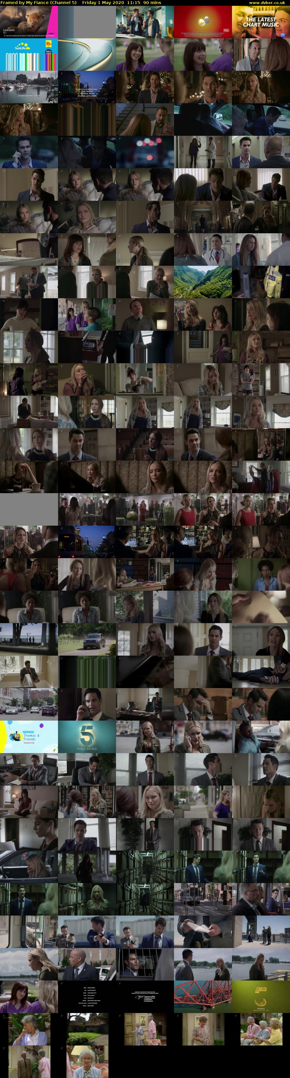 Framed by My Fiance (Channel 5) Friday 1 May 2020 11:15 - 12:45