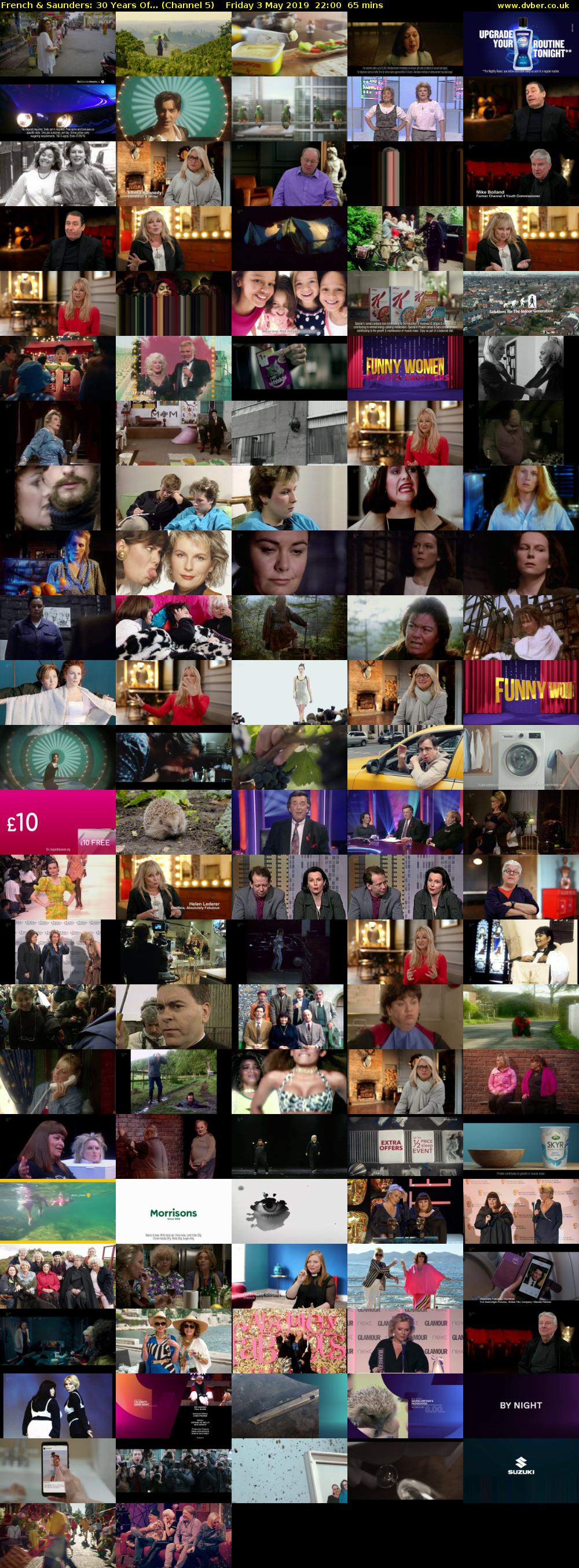 French & Saunders: 30 Years Of... (Channel 5) Friday 3 May 2019 22:00 - 23:05