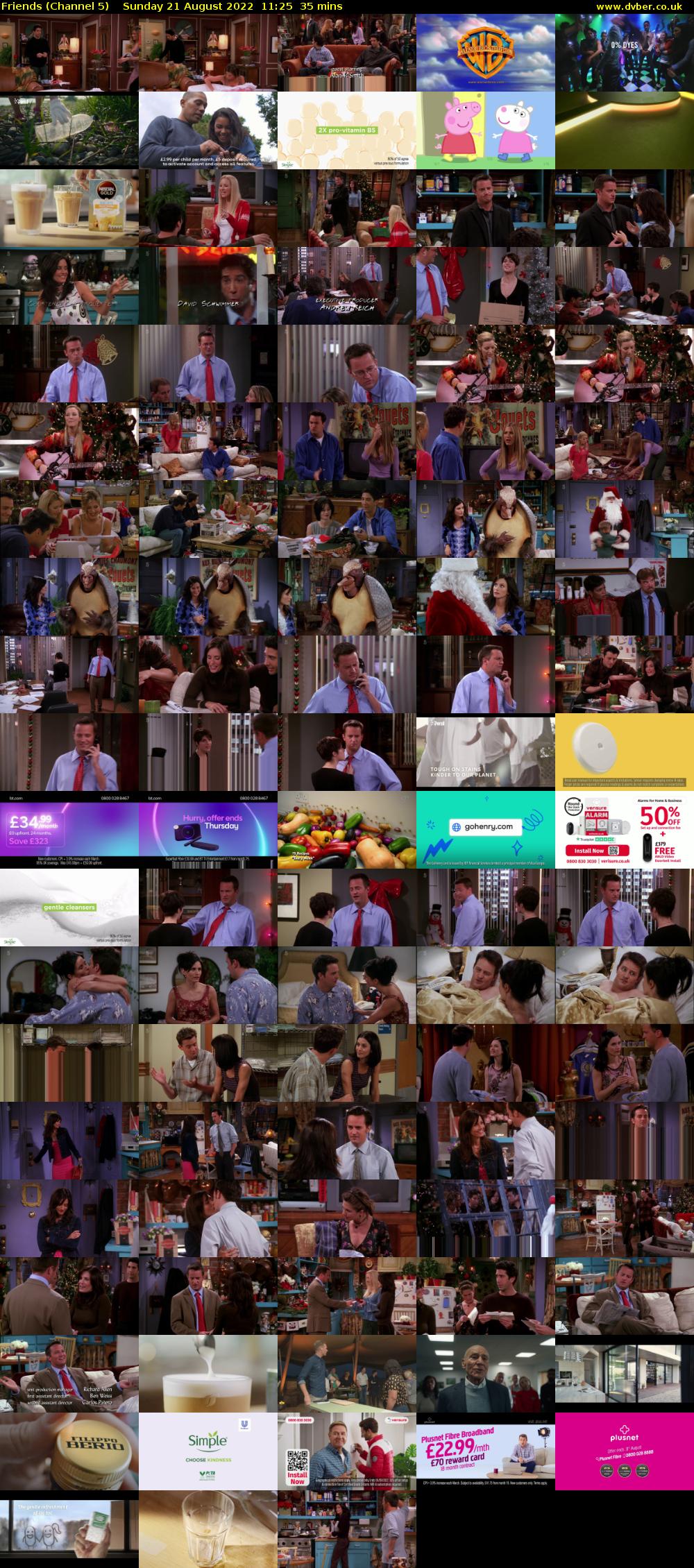 Friends (Channel 5) Sunday 21 August 2022 11:25 - 12:00