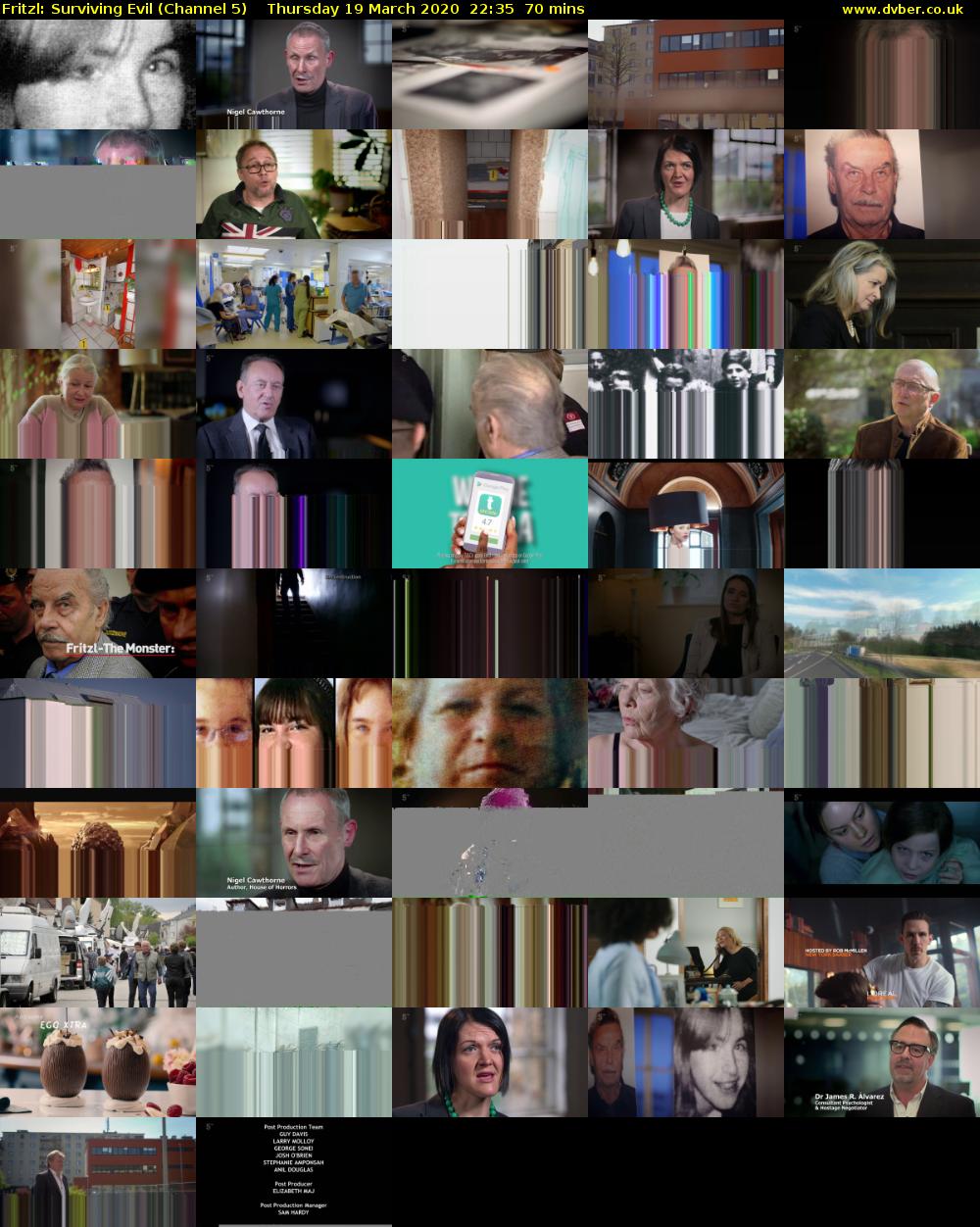 Fritzl: Surviving Evil (Channel 5) Thursday 19 March 2020 22:35 - 23:45