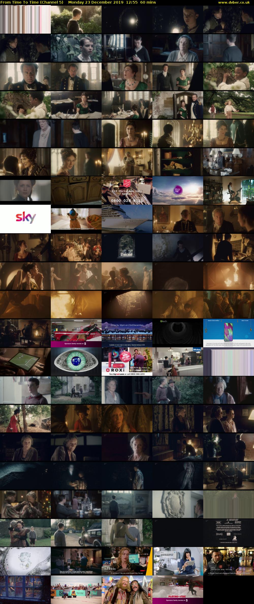 From Time To Time (Channel 5) Monday 23 December 2019 12:55 - 13:55