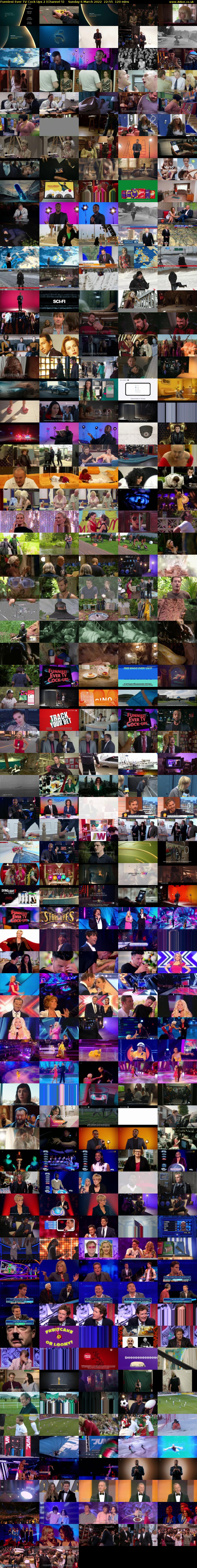 Funniest Ever TV Cock Ups 2 (Channel 5) Sunday 6 March 2022 22:55 - 00:55