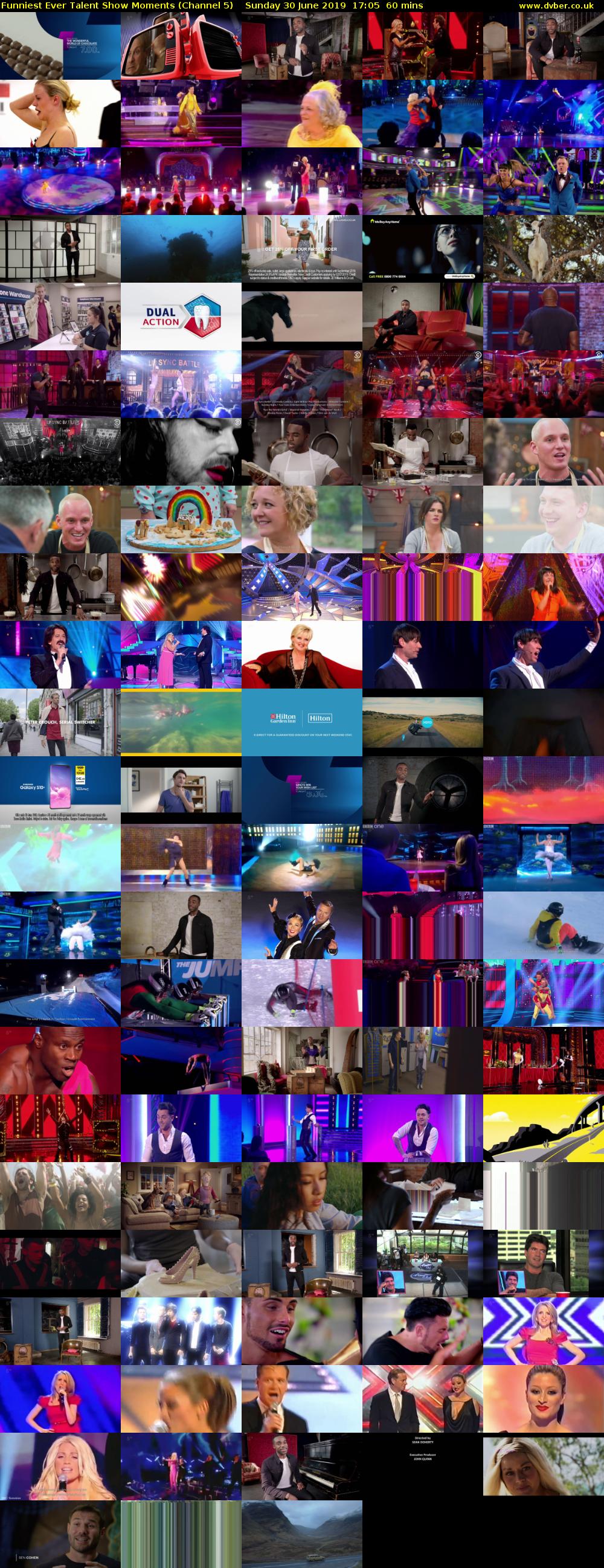 Funniest Ever Talent Show Moments (Channel 5) Sunday 30 June 2019 17:05 - 18:05
