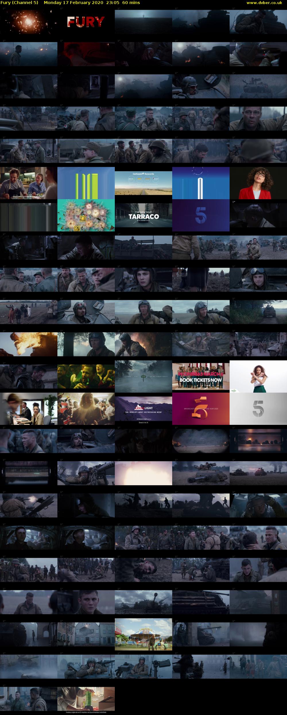 Fury (Channel 5) Monday 17 February 2020 23:05 - 00:05
