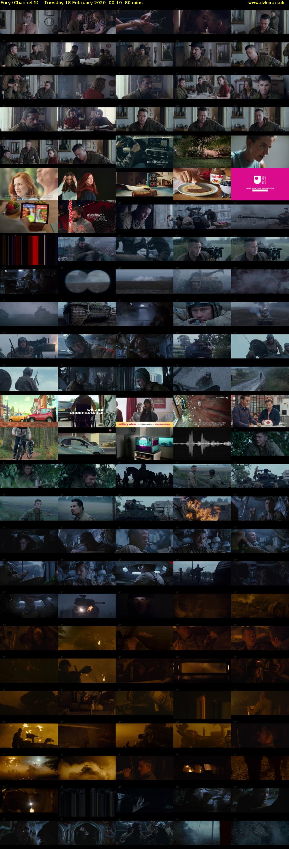 Fury (Channel 5) Tuesday 18 February 2020 00:10 - 01:30