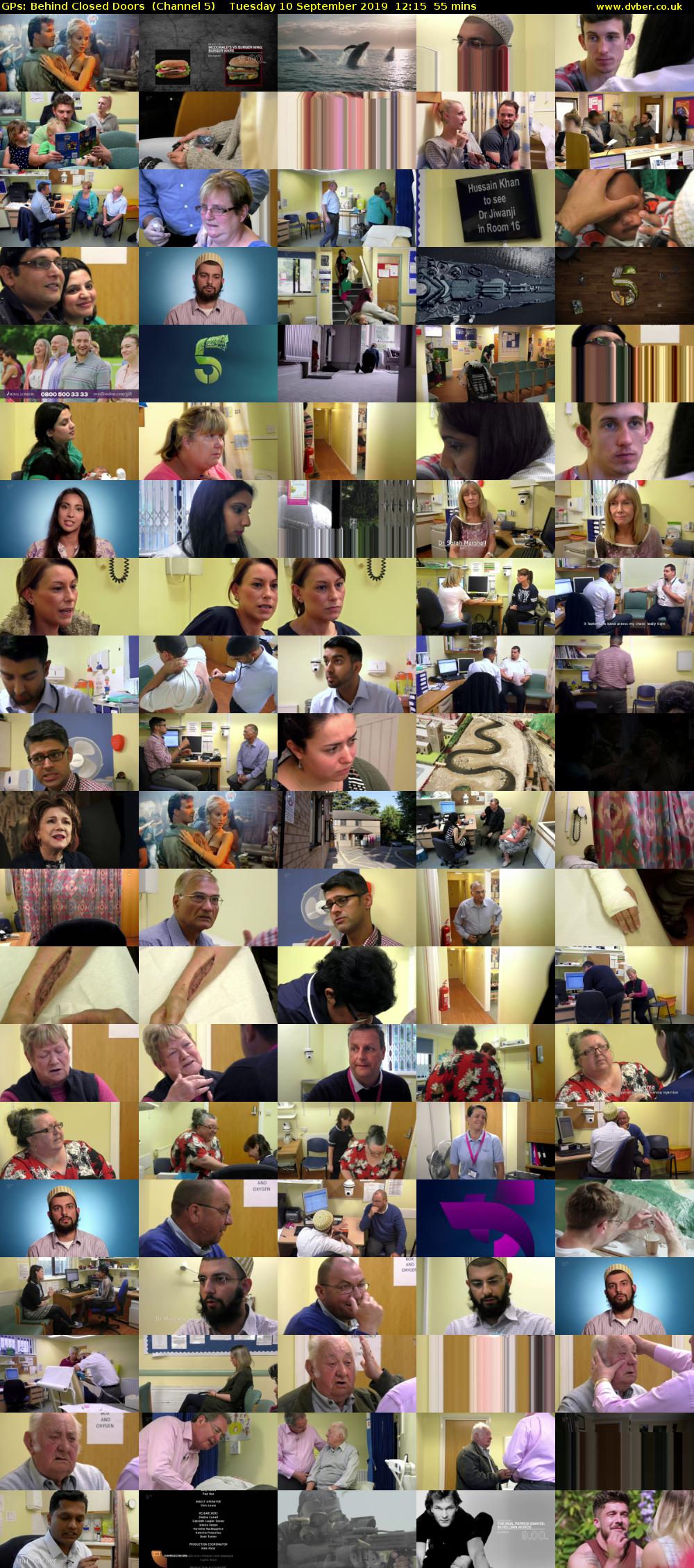 GPs: Behind Closed Doors  (Channel 5) Tuesday 10 September 2019 12:15 - 13:10