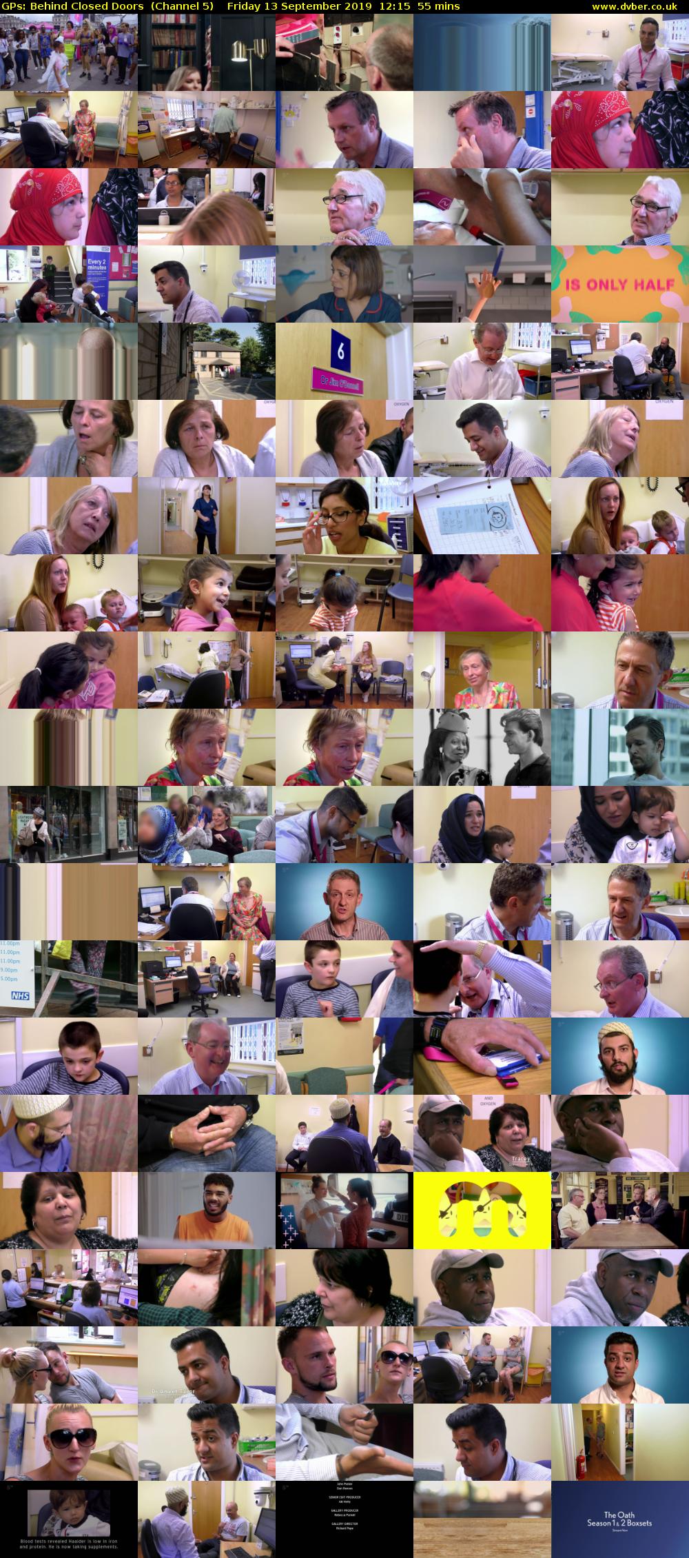 GPs: Behind Closed Doors  (Channel 5) Friday 13 September 2019 12:15 - 13:10