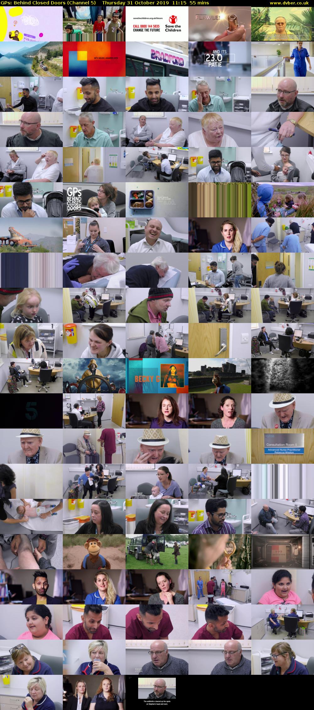 GPs: Behind Closed Doors (Channel 5) Thursday 31 October 2019 11:15 - 12:10