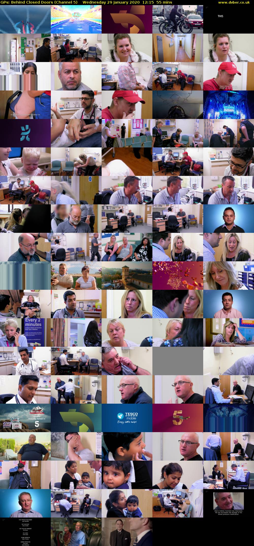 GPs: Behind Closed Doors (Channel 5) Wednesday 29 January 2020 12:15 - 13:10
