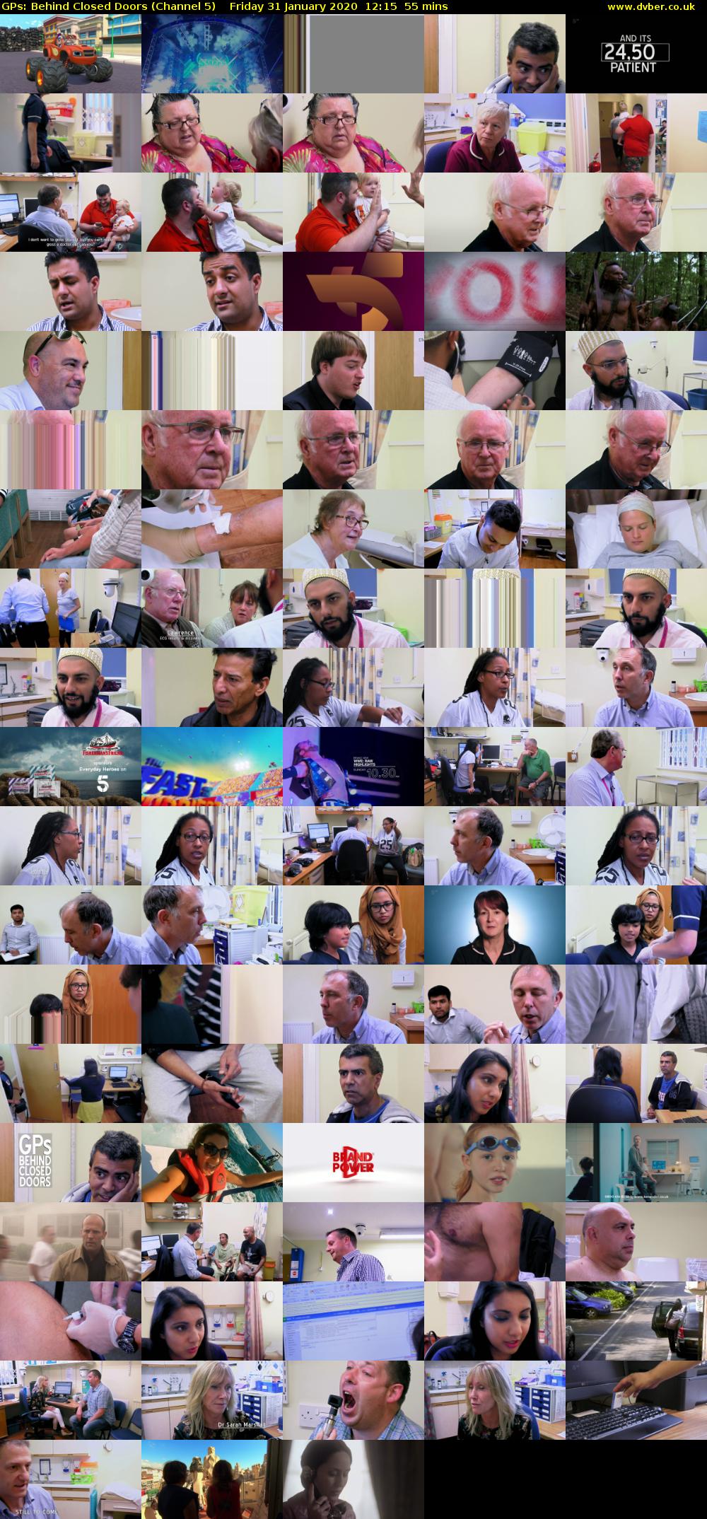 GPs: Behind Closed Doors (Channel 5) Friday 31 January 2020 12:15 - 13:10