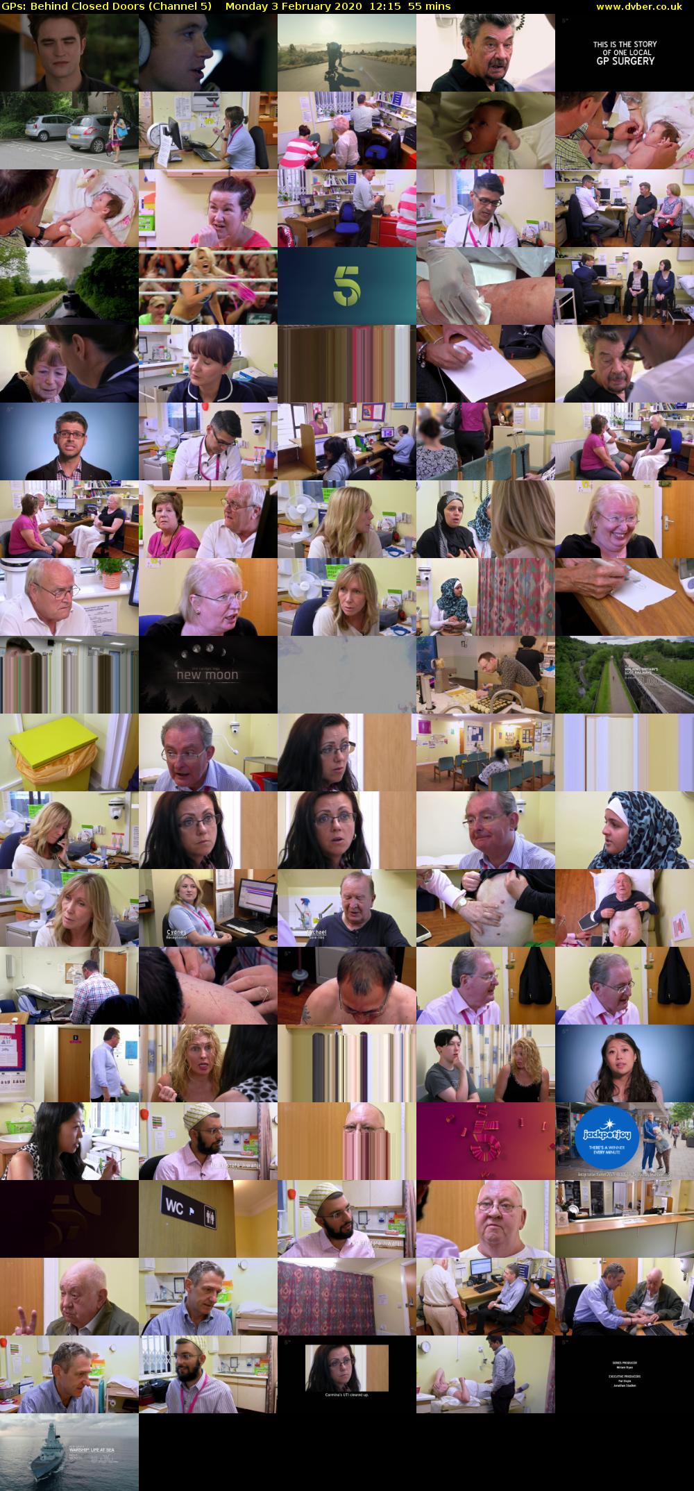 GPs: Behind Closed Doors (Channel 5) Monday 3 February 2020 12:15 - 13:10