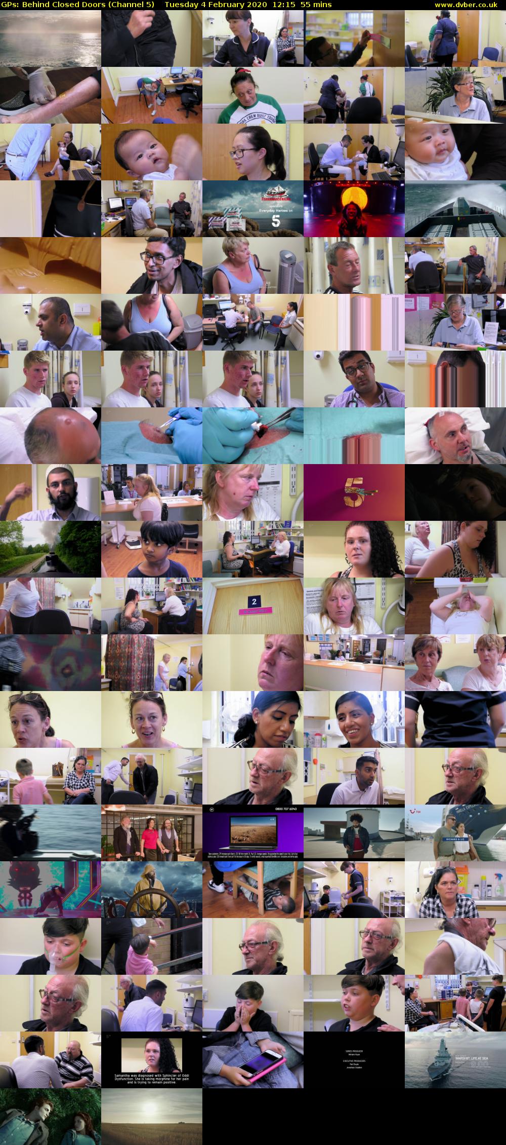 GPs: Behind Closed Doors (Channel 5) Tuesday 4 February 2020 12:15 - 13:10