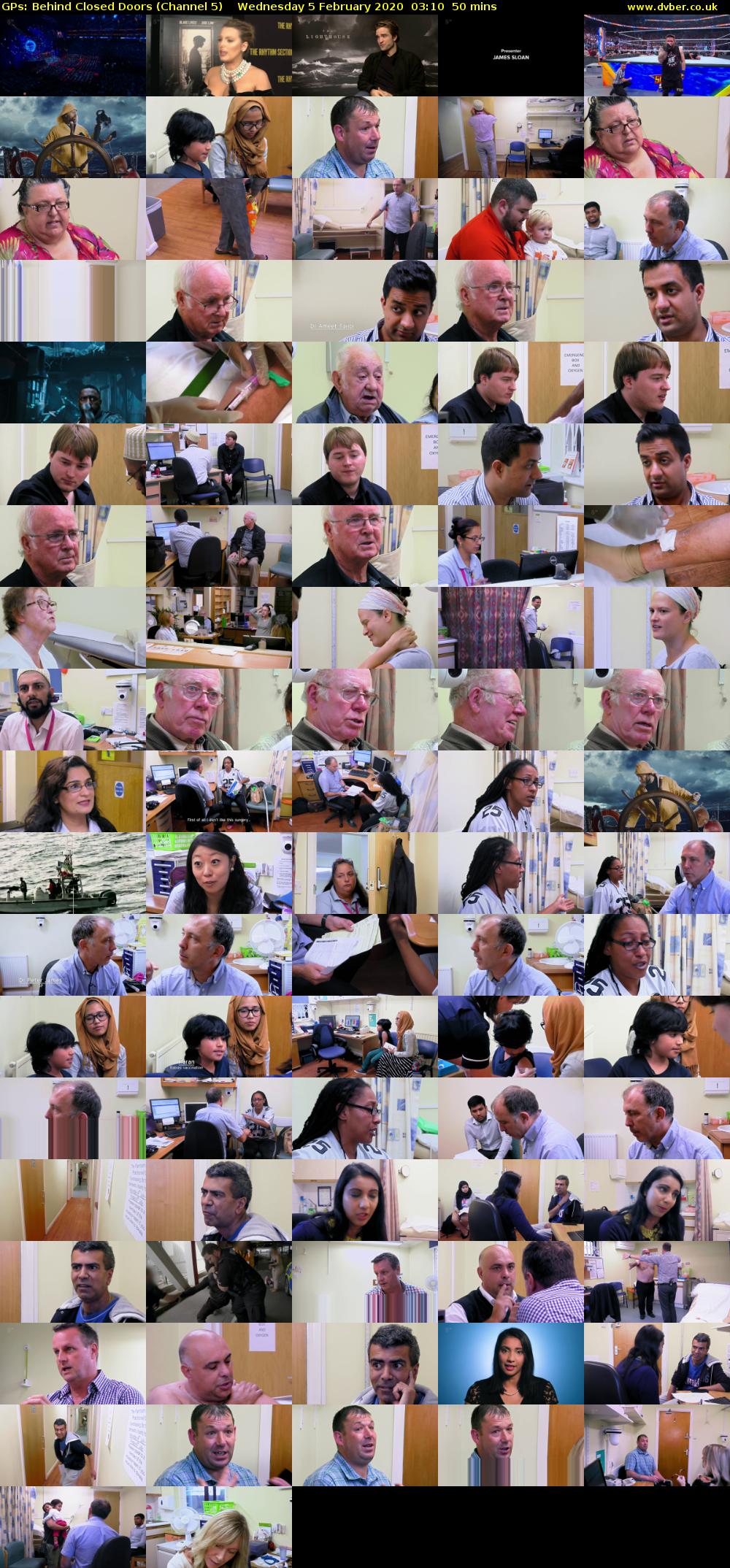 GPs: Behind Closed Doors (Channel 5) Wednesday 5 February 2020 03:10 - 04:00