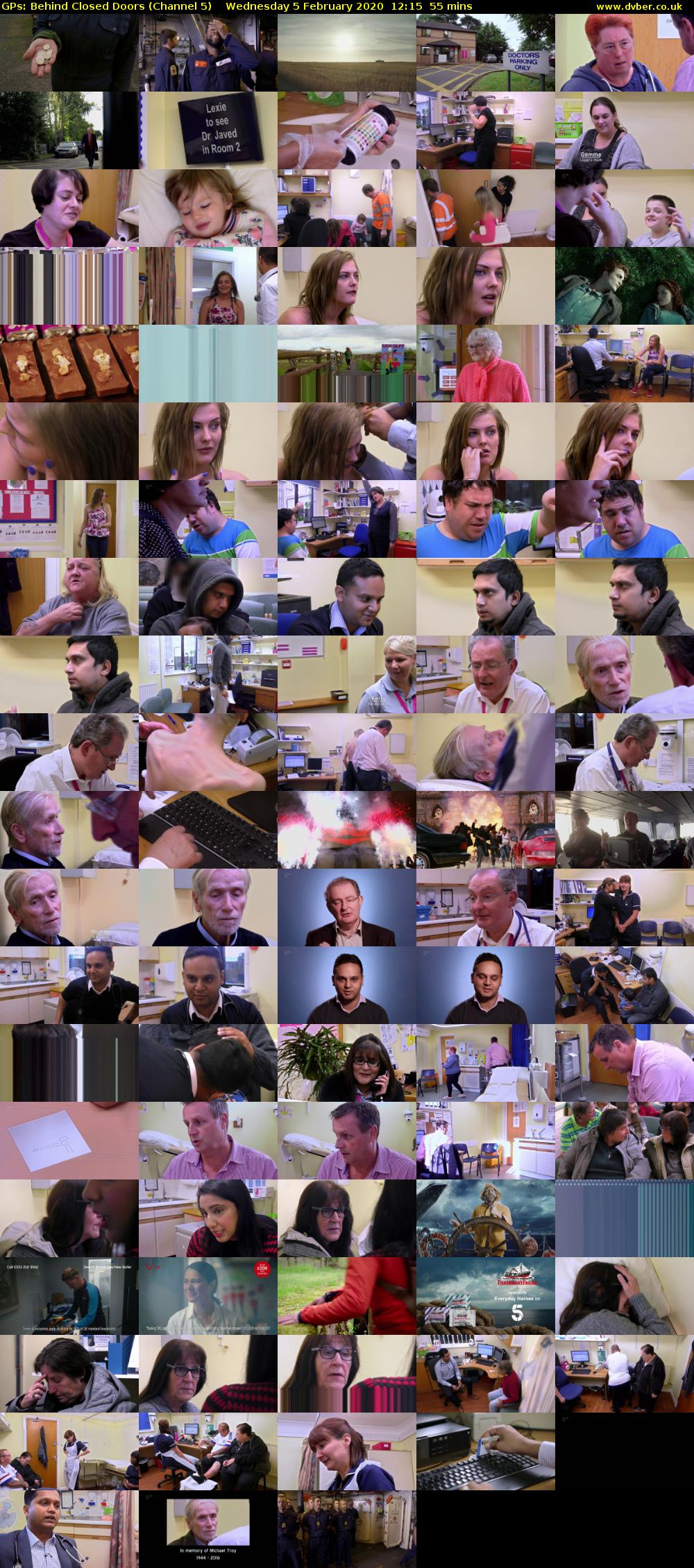 GPs: Behind Closed Doors (Channel 5) Wednesday 5 February 2020 12:15 - 13:10