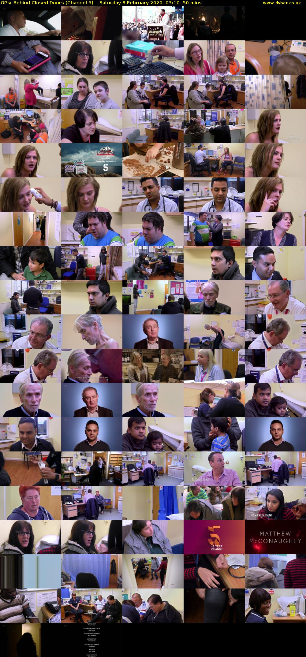 GPs: Behind Closed Doors (Channel 5) Saturday 8 February 2020 03:10 - 04:00