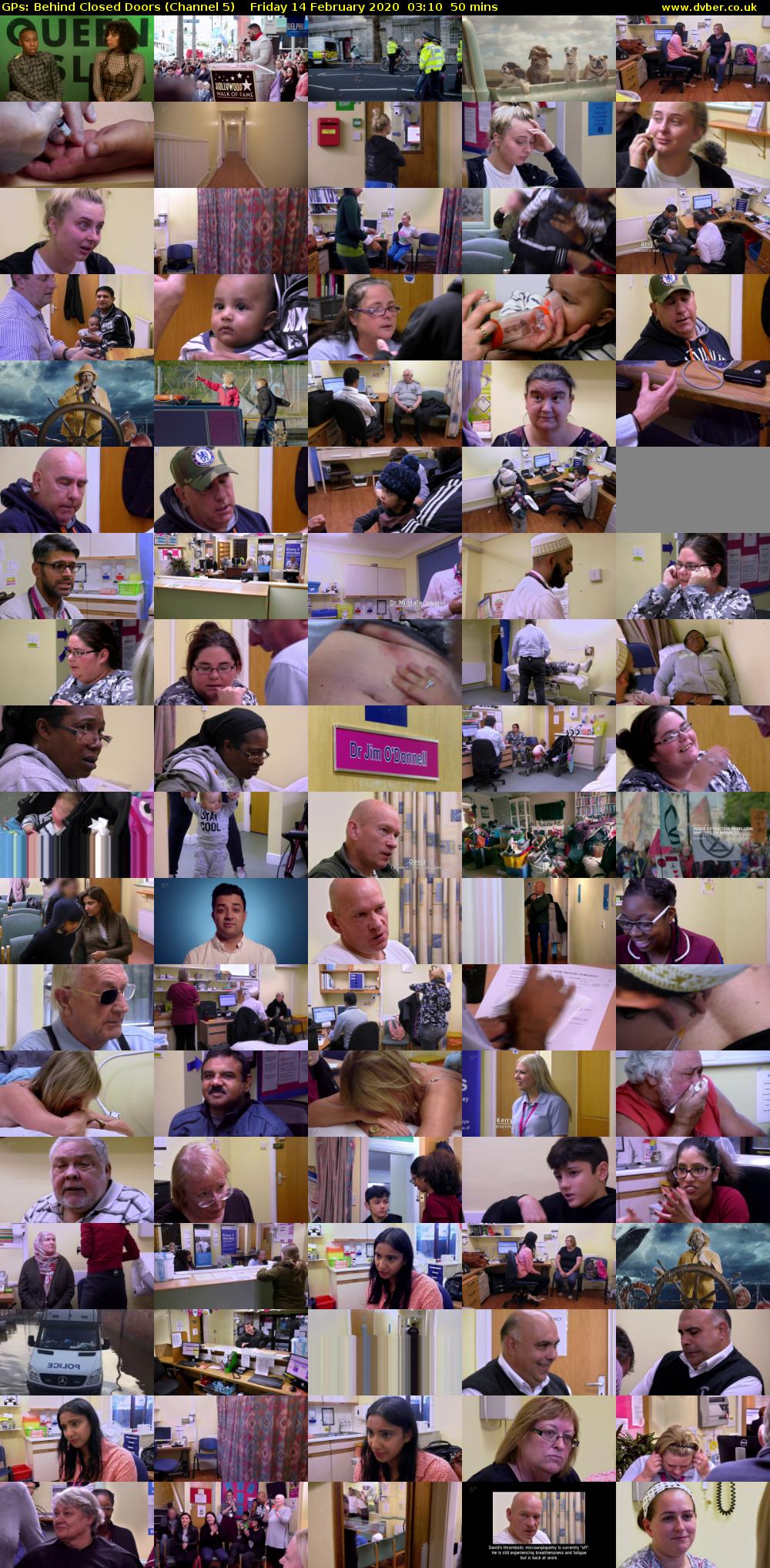 GPs: Behind Closed Doors (Channel 5) Friday 14 February 2020 03:10 - 04:00