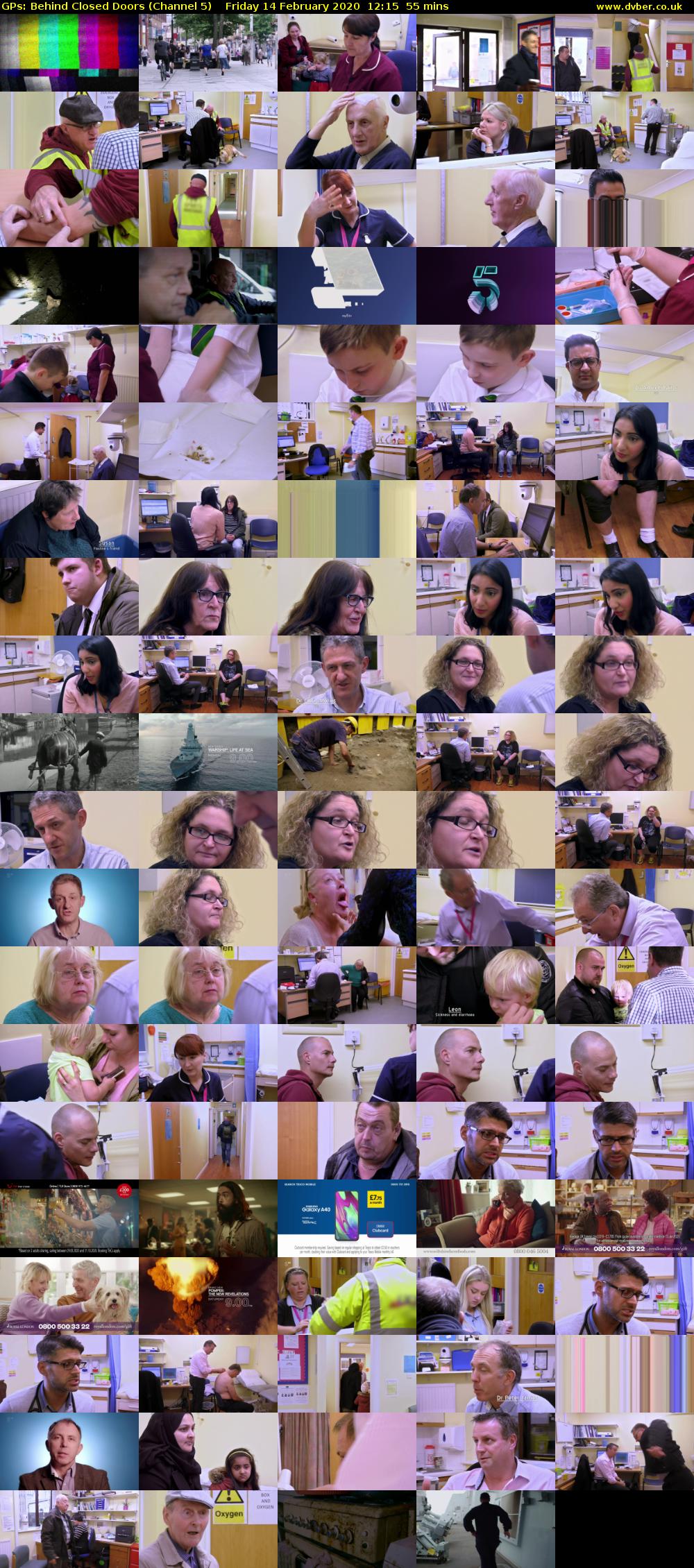 GPs: Behind Closed Doors (Channel 5) Friday 14 February 2020 12:15 - 13:10