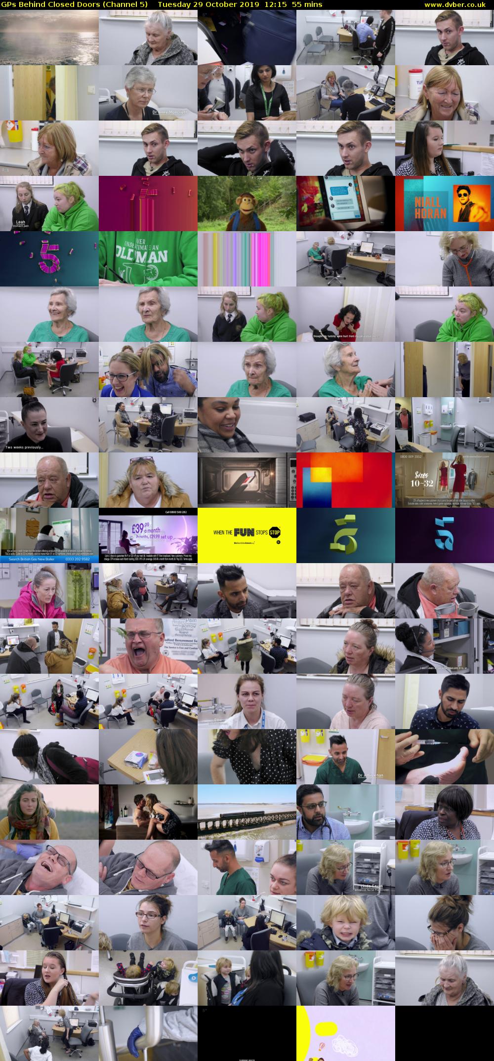 GPs Behind Closed Doors (Channel 5) Tuesday 29 October 2019 12:15 - 13:10