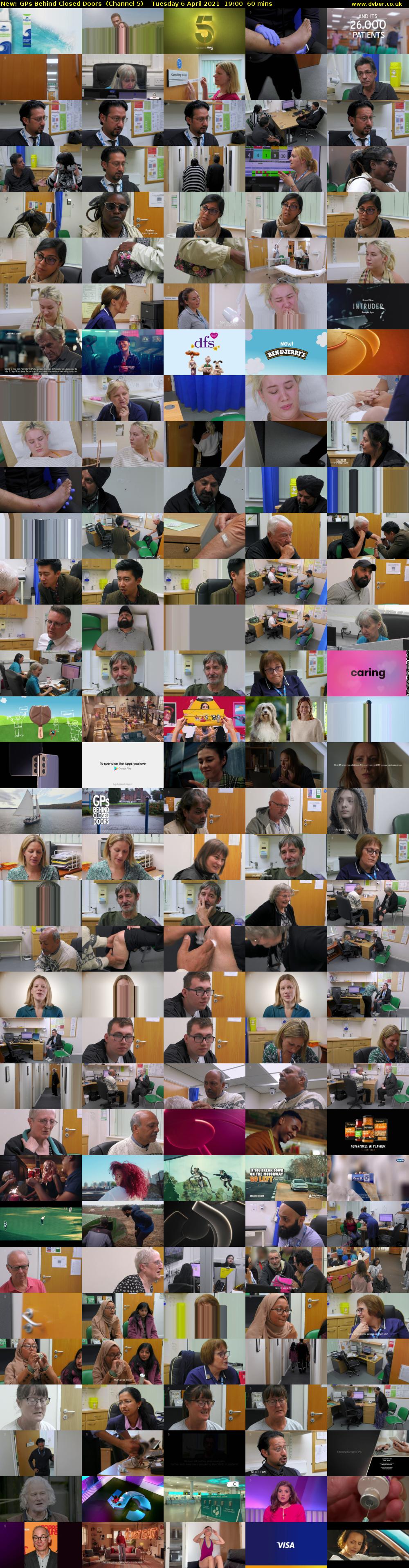GPs Behind Closed Doors (Channel 5) Tuesday 6 April 2021 19:00 - 20:00