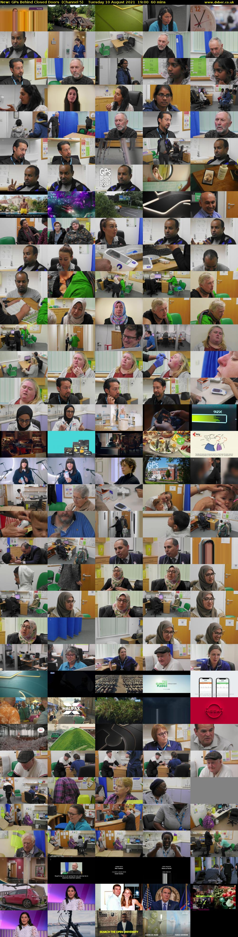 GPs Behind Closed Doors (Channel 5) Tuesday 10 August 2021 19:00 - 20:00