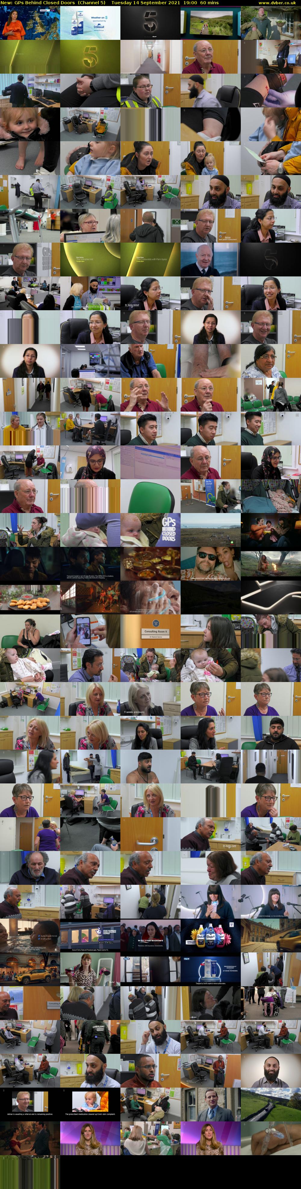 GPs Behind Closed Doors (Channel 5) Tuesday 14 September 2021 19:00 - 20:00