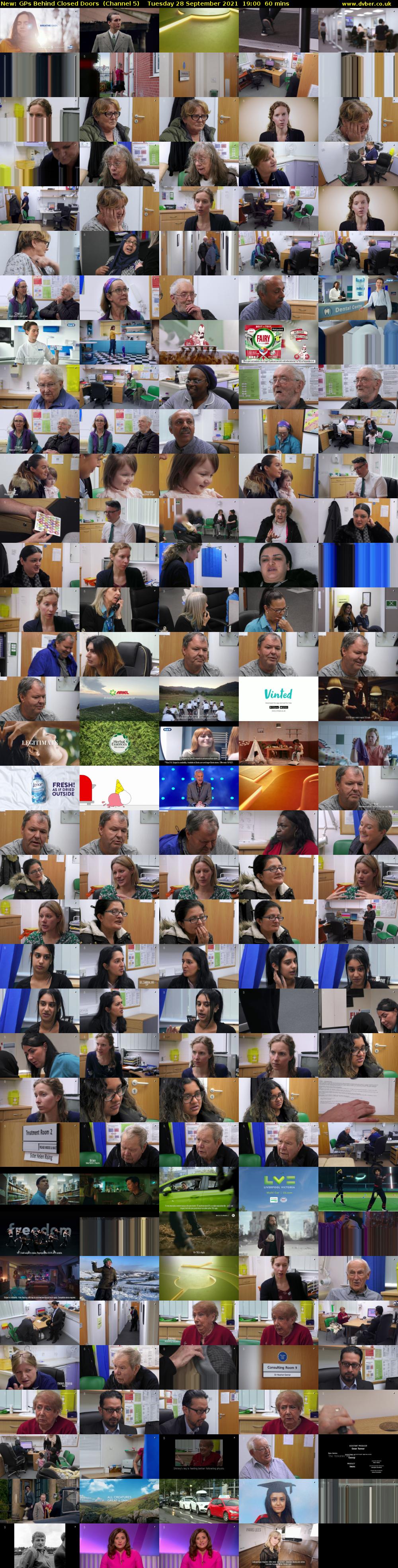 GPs Behind Closed Doors (Channel 5) Tuesday 28 September 2021 19:00 - 20:00
