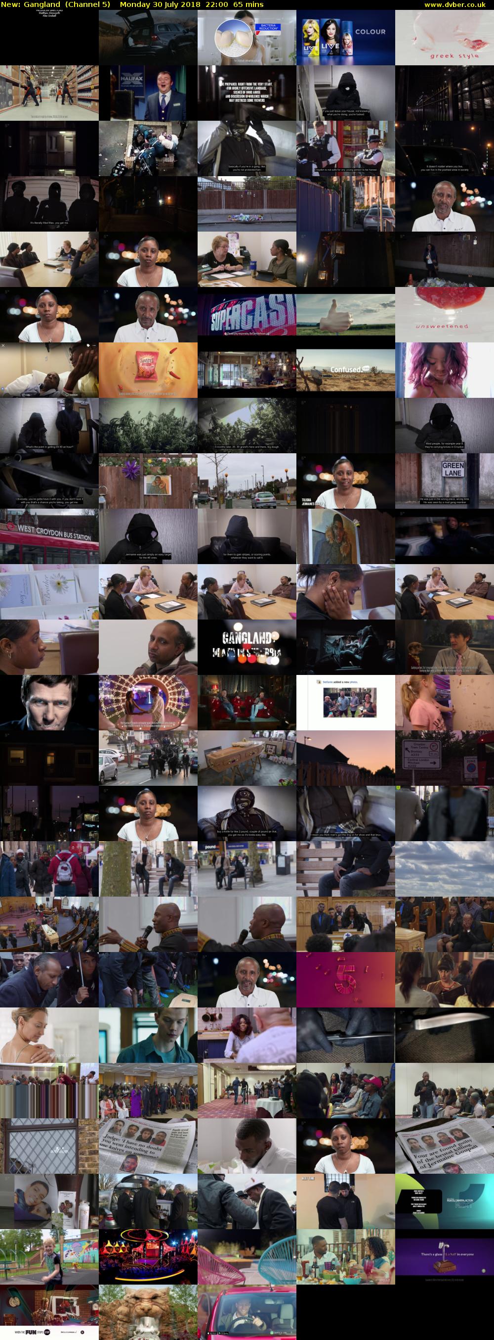 Gangland (Channel 5) Monday 30 July 2018 22:00 - 23:05