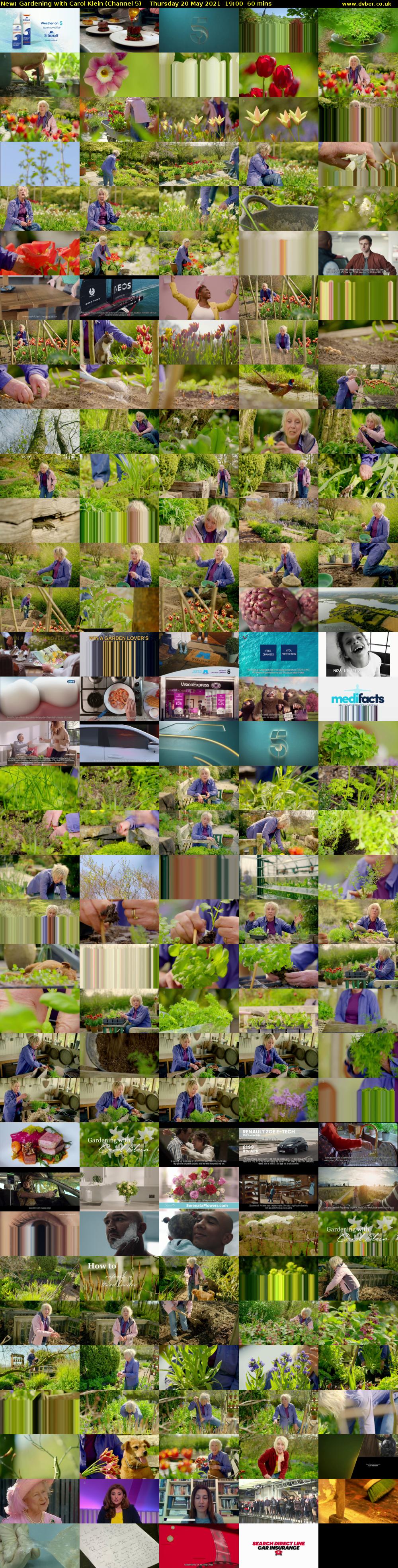 Gardening with Carol Klein (Channel 5) Thursday 20 May 2021 19:00 - 20:00