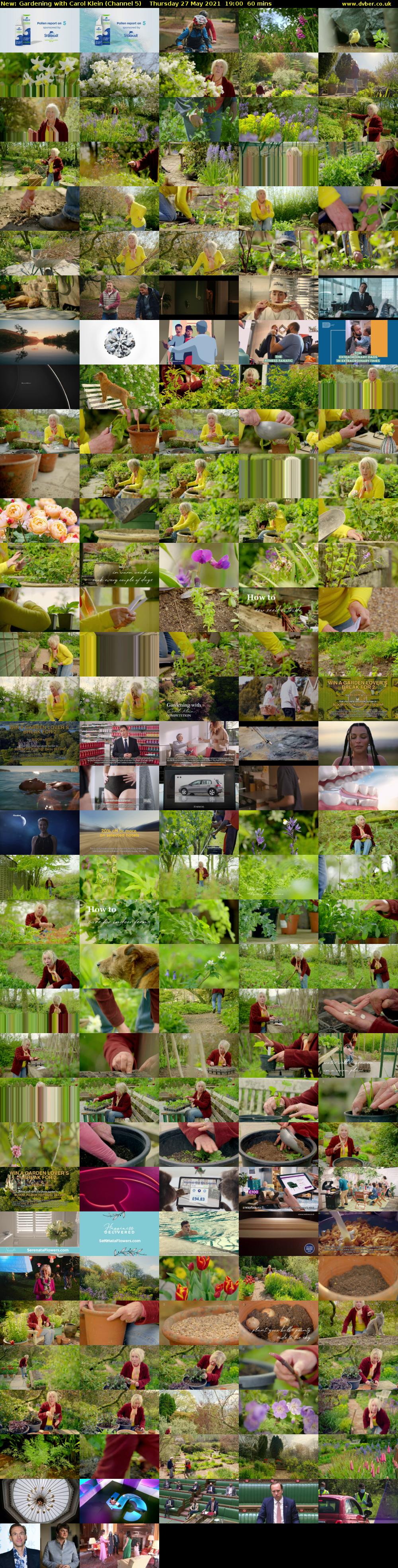Gardening with Carol Klein (Channel 5) Thursday 27 May 2021 19:00 - 20:00