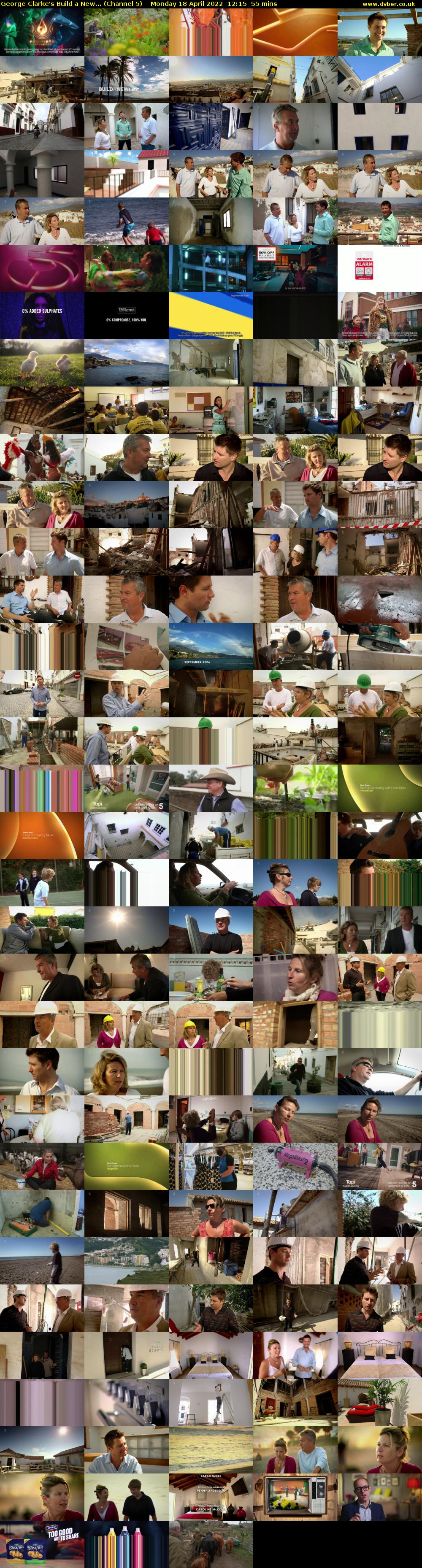 George Clarke's Build a New... (Channel 5) Monday 18 April 2022 12:15 - 13:10