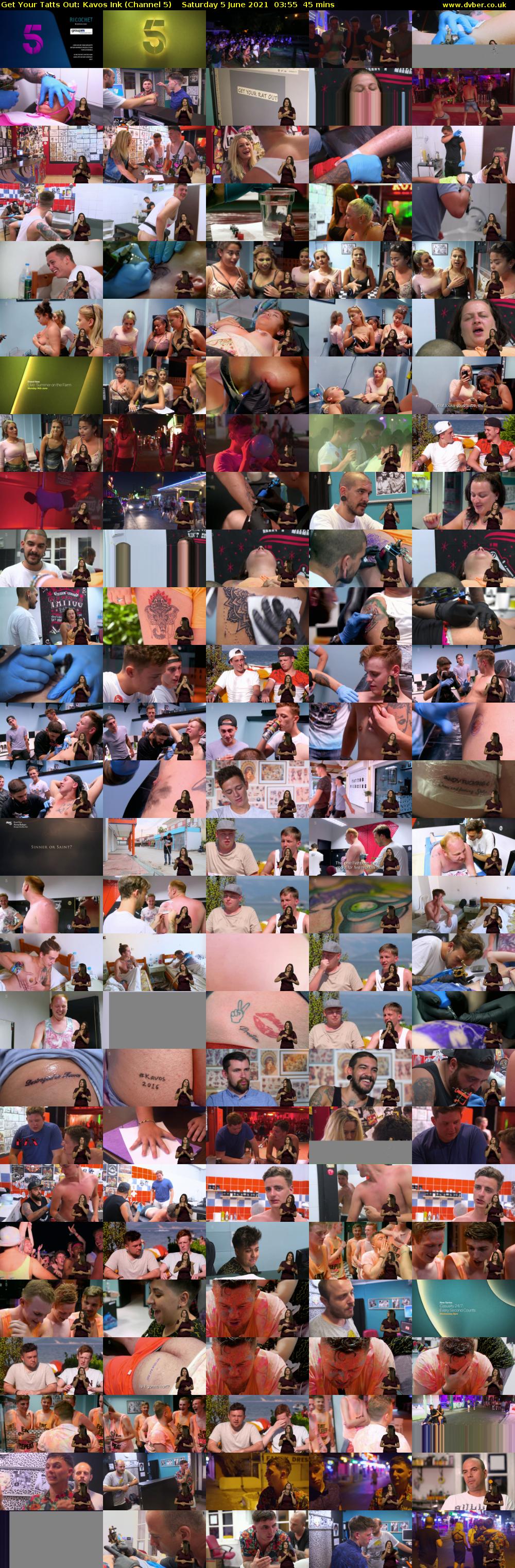 Get Your Tatts Out: Kavos Ink (Channel 5) Saturday 5 June 2021 03:55 - 04:40