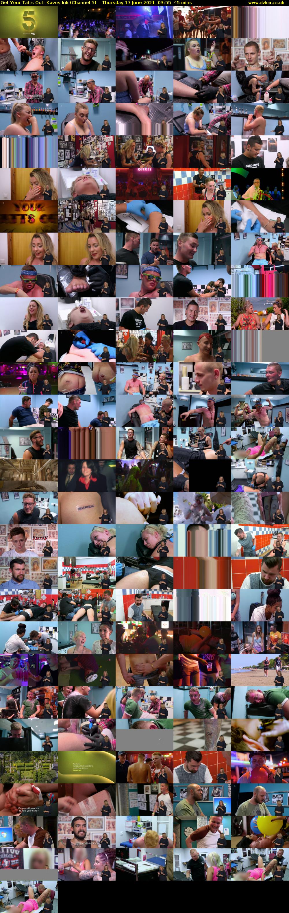 Get Your Tatts Out: Kavos Ink (Channel 5) Thursday 17 June 2021 03:55 - 04:40