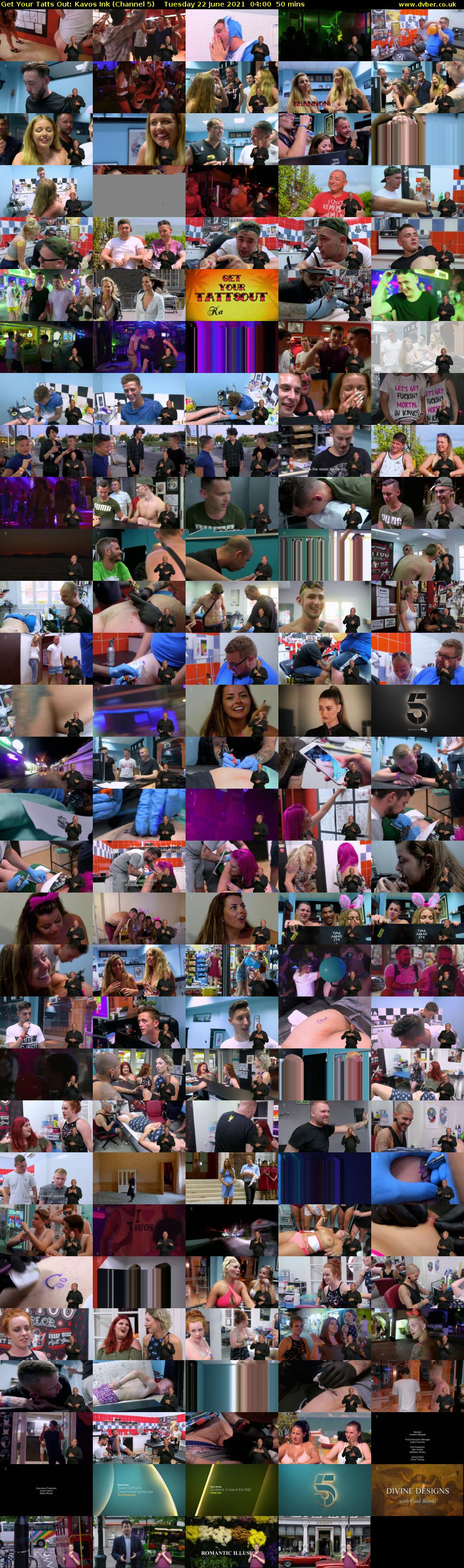 Get Your Tatts Out: Kavos Ink (Channel 5) Tuesday 22 June 2021 04:00 - 04:50