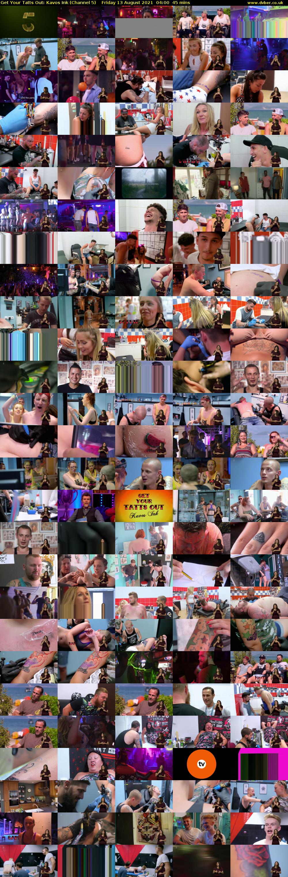 Get Your Tatts Out: Kavos Ink (Channel 5) Friday 13 August 2021 04:00 - 04:45