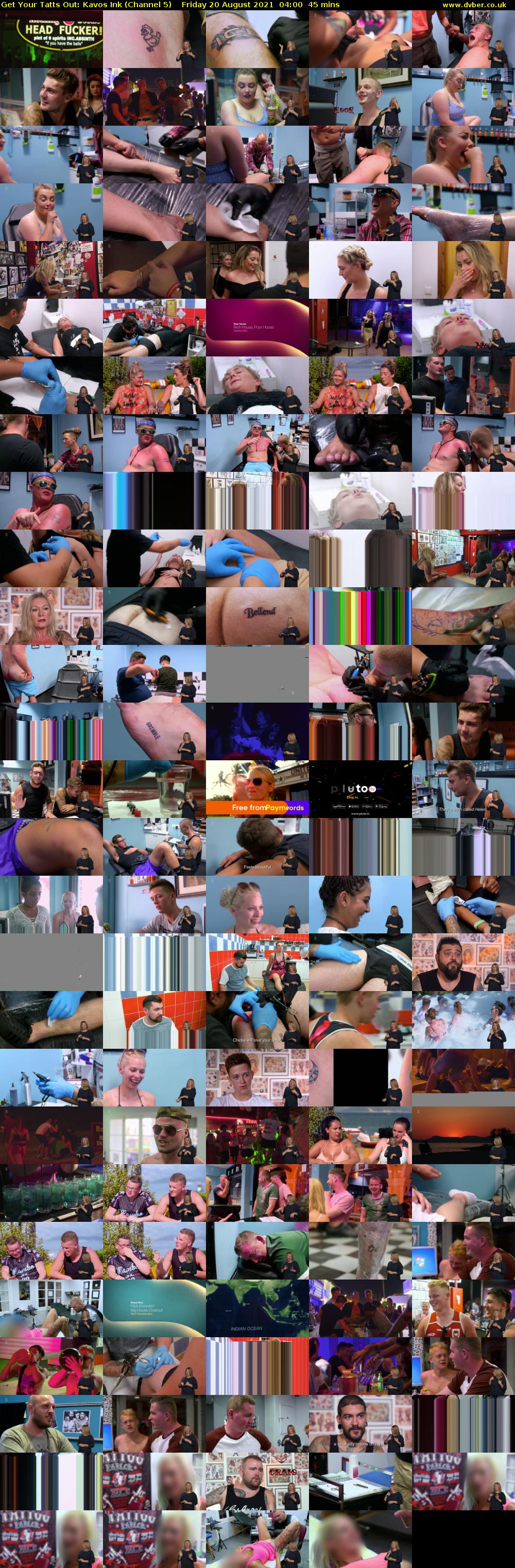 Get Your Tatts Out: Kavos Ink (Channel 5) Friday 20 August 2021 04:00 - 04:45