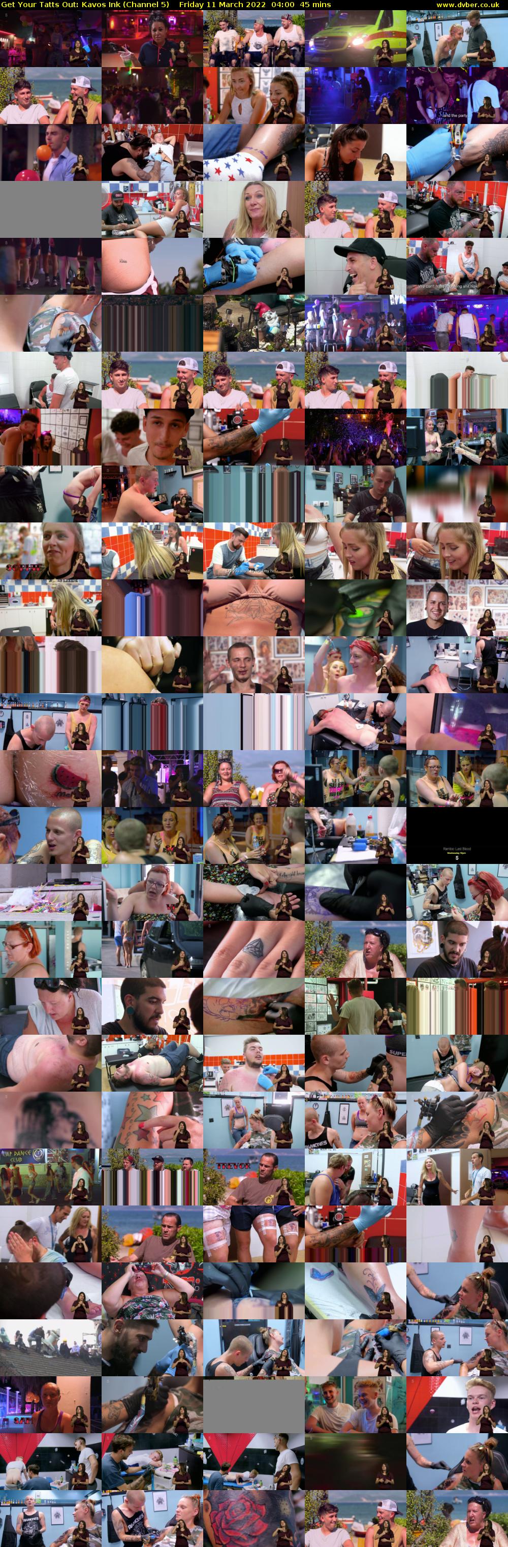 Get Your Tatts Out: Kavos Ink (Channel 5) Friday 11 March 2022 04:00 - 04:45