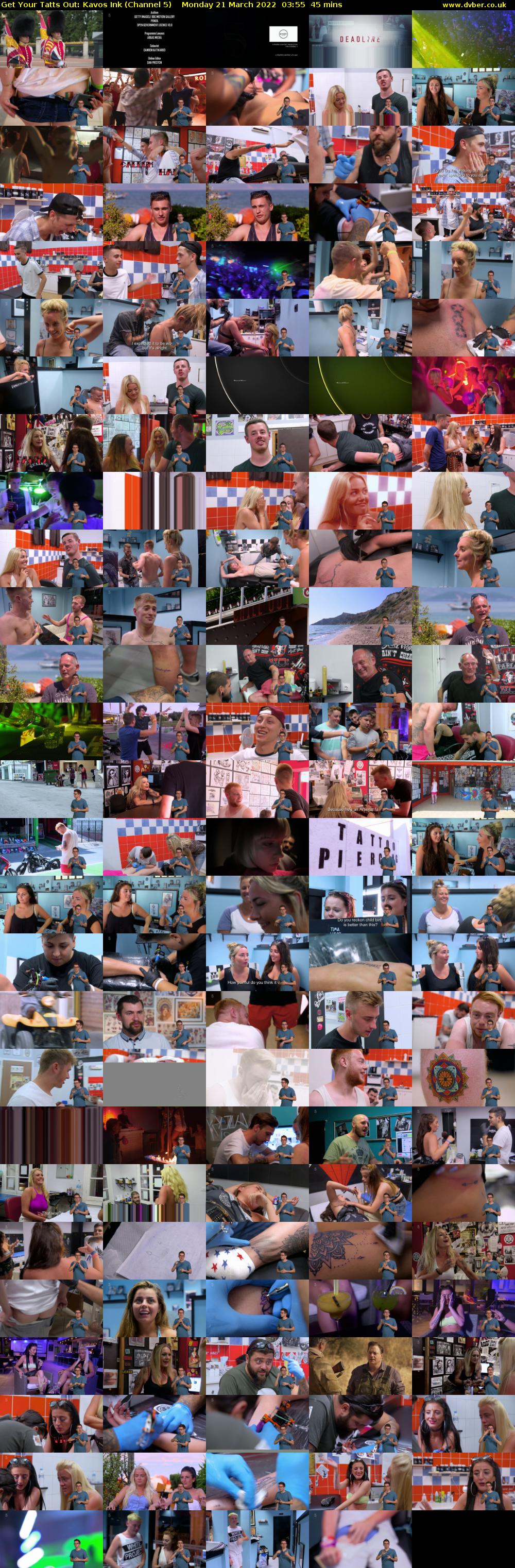 Get Your Tatts Out: Kavos Ink (Channel 5) Monday 21 March 2022 03:55 - 04:40