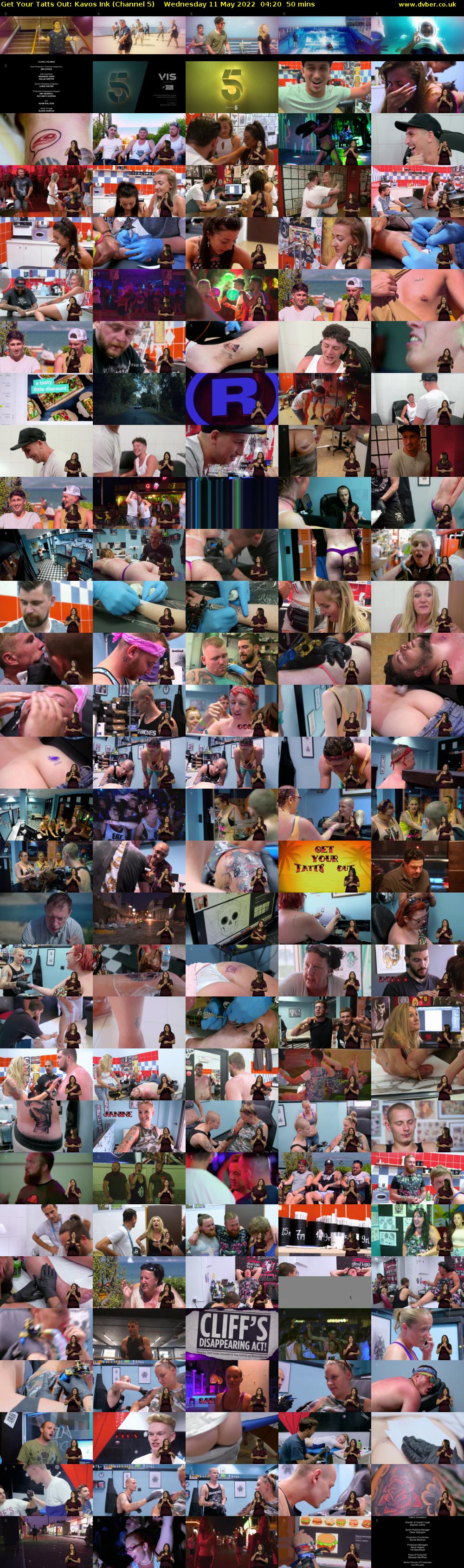 Get Your Tatts Out: Kavos Ink (Channel 5) Wednesday 11 May 2022 04:20 - 05:10