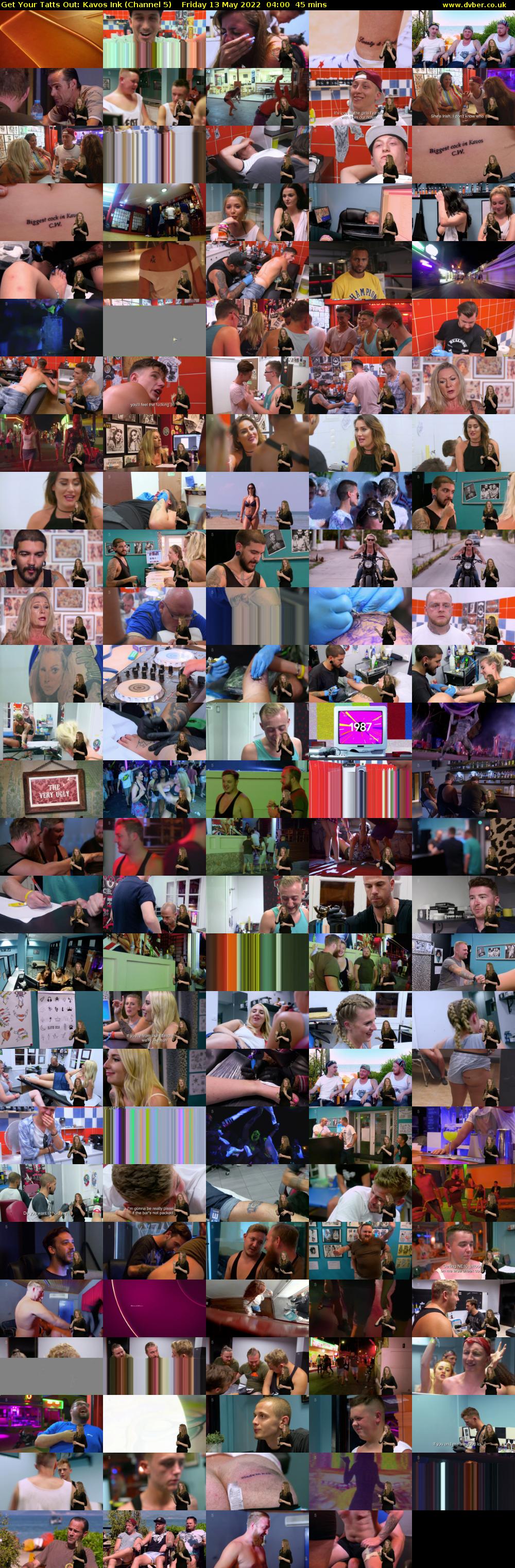 Get Your Tatts Out: Kavos Ink (Channel 5) Friday 13 May 2022 04:00 - 04:45