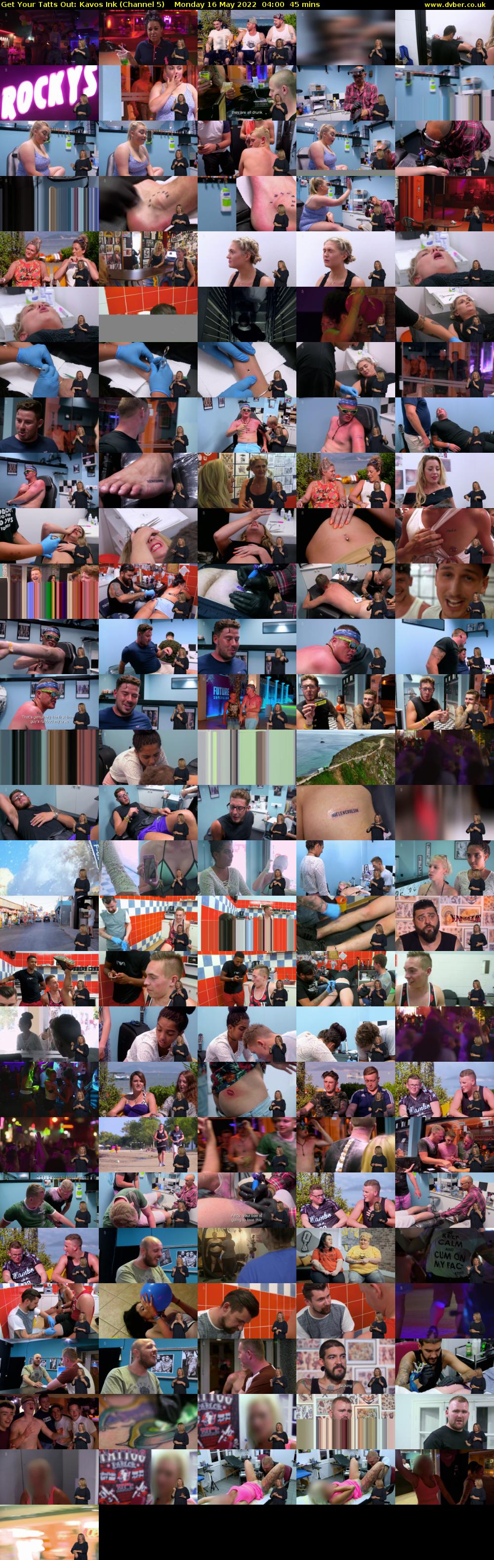 Get Your Tatts Out: Kavos Ink (Channel 5) Monday 16 May 2022 04:00 - 04:45