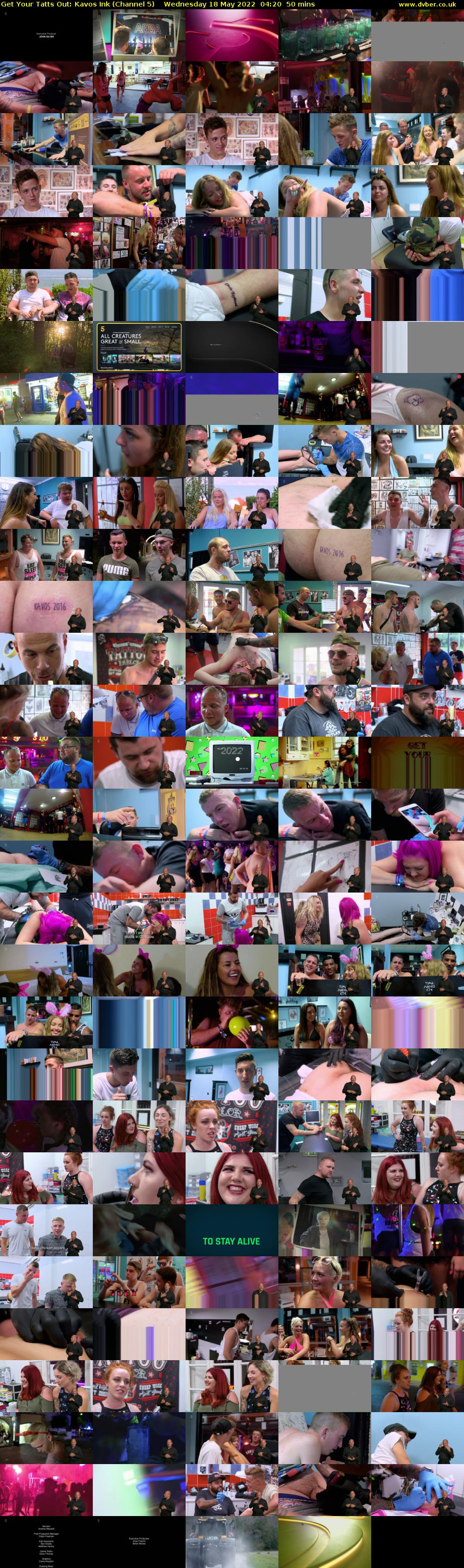 Get Your Tatts Out: Kavos Ink (Channel 5) Wednesday 18 May 2022 04:20 - 05:10