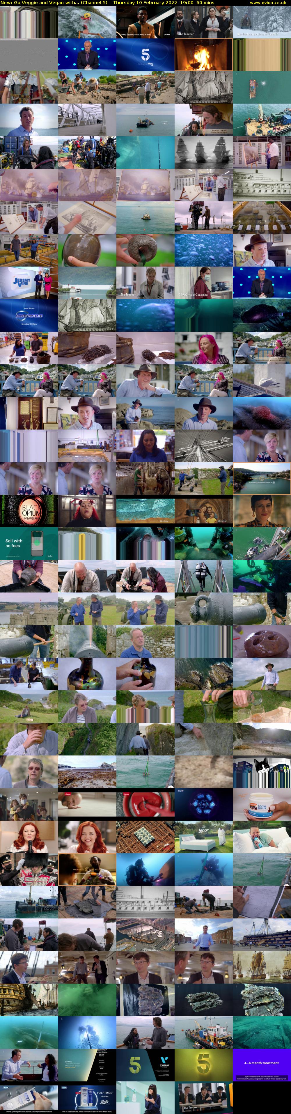 Go Veggie and Vegan with... (Channel 5) Thursday 10 February 2022 19:00 - 20:00