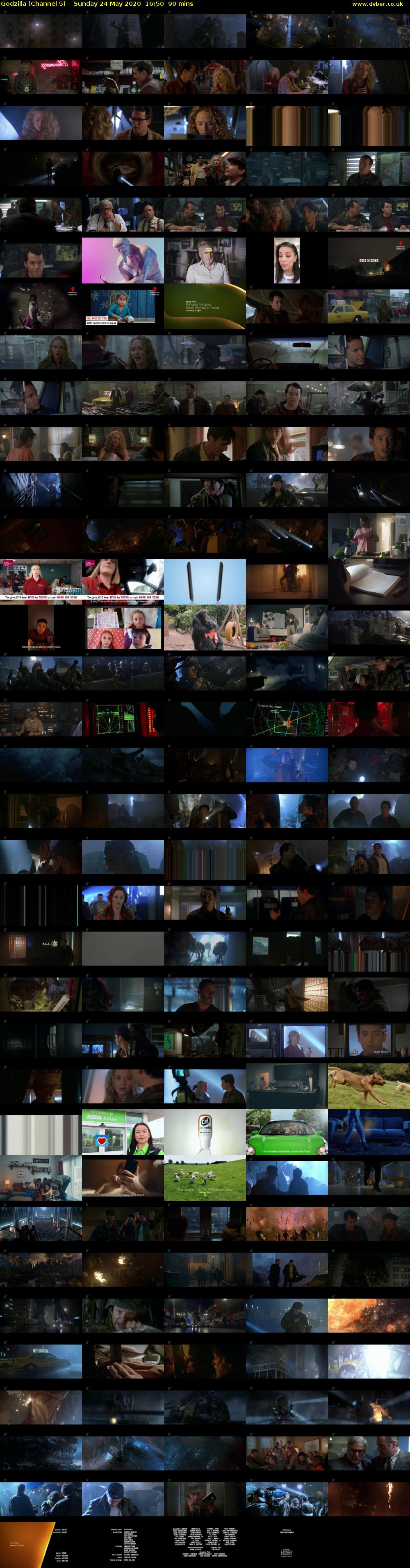 Godzilla (Channel 5) Sunday 24 May 2020 16:50 - 18:20