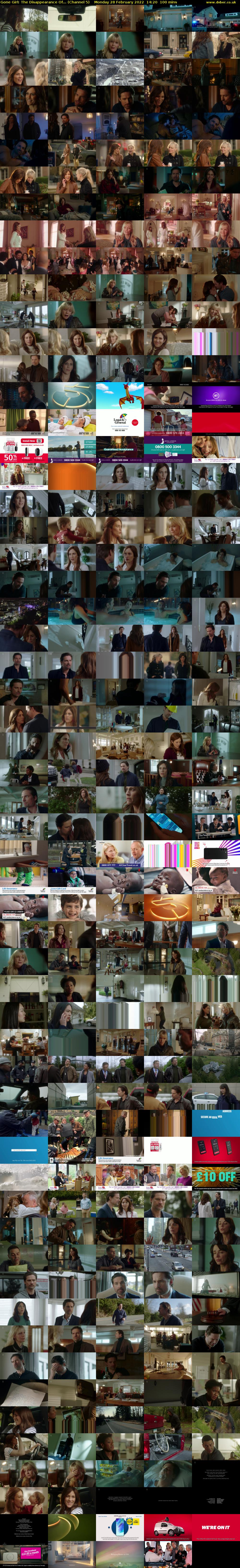 Gone Girl: The Disappearance Of... (Channel 5) Monday 28 February 2022 14:20 - 16:00